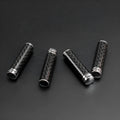 Carbon fibre door lift decorative covers for vehicle interior upgrade with metal construction
