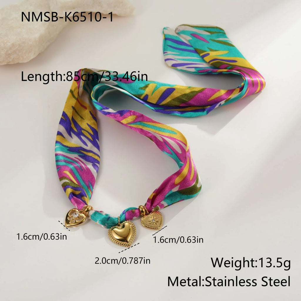 Gold electroplated geometric pendant necklace or bracelet with adjustable 41-50cm stainless steel chain