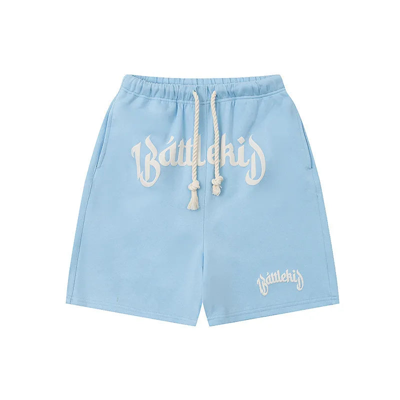 Cotton blended street shorts in loose casual style with multiple colour options
