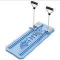 Multifunctional ABS fitness board for home workouts in blue and pink colour options