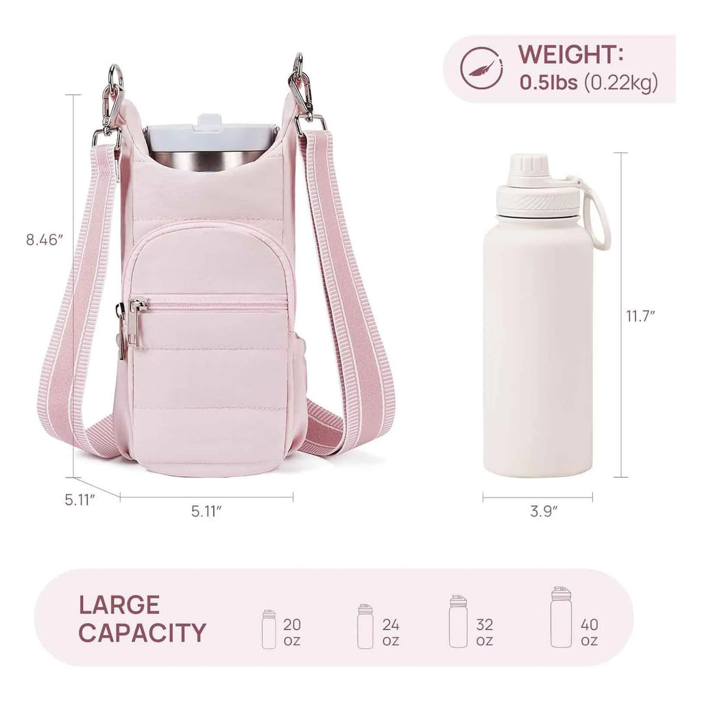 Cloth water bottle bag for bicycles in modern simplicity design