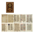 Ten A4 simulation foam sheets in eight colours including botanical gardens and Roman time for crafts