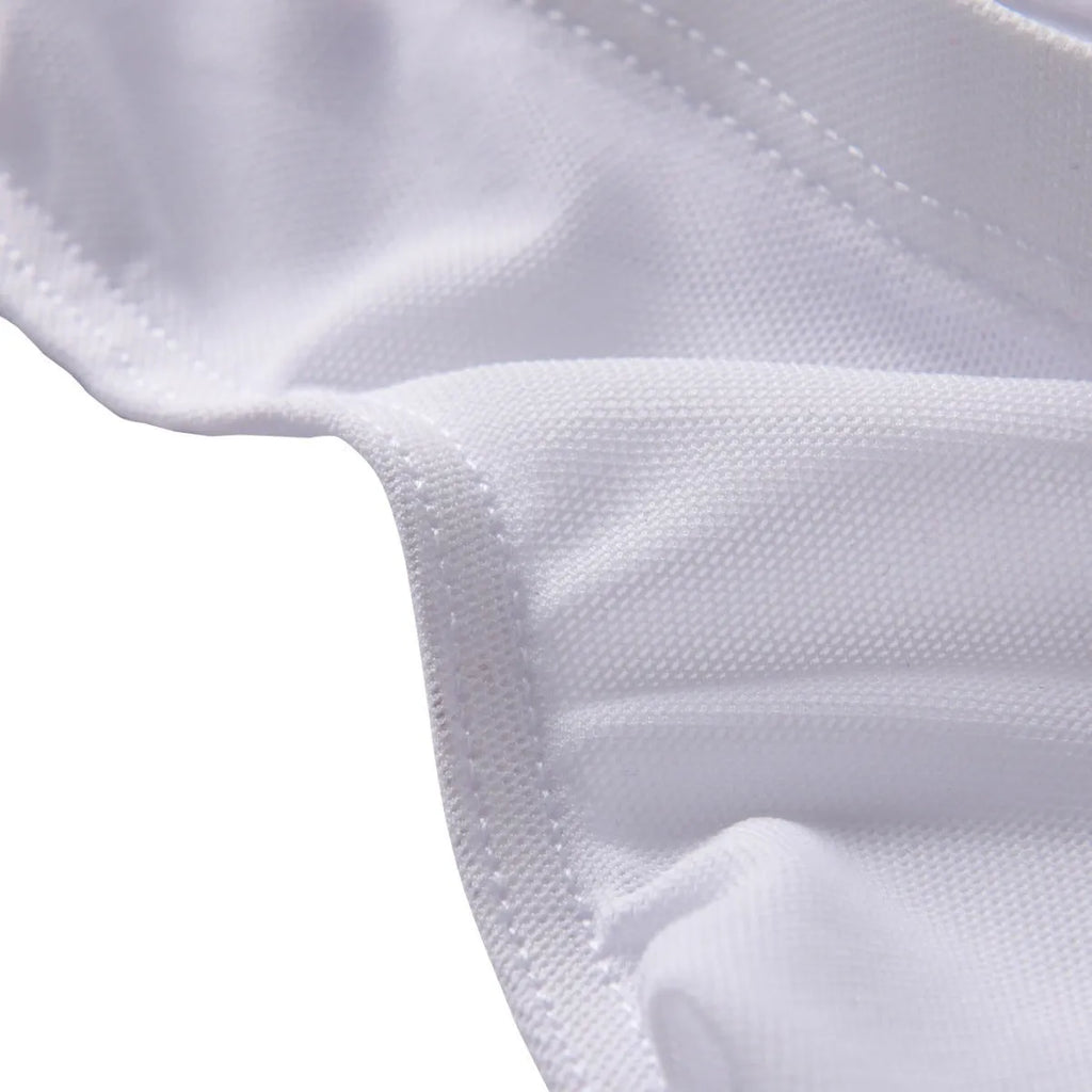 Men's black ice silk quick-drying shorts with low waist briefs style