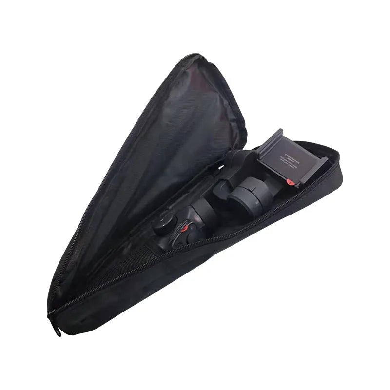 Black cloth storage bag for mobile phone stabilizer and camera gimbal accessories