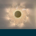 Creative personality petal acrylic LED wall lamp in windmill colour, 175x175mm