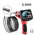8.5mm diameter dual-lens endoscope inspection camera with hard wire cable and memory card