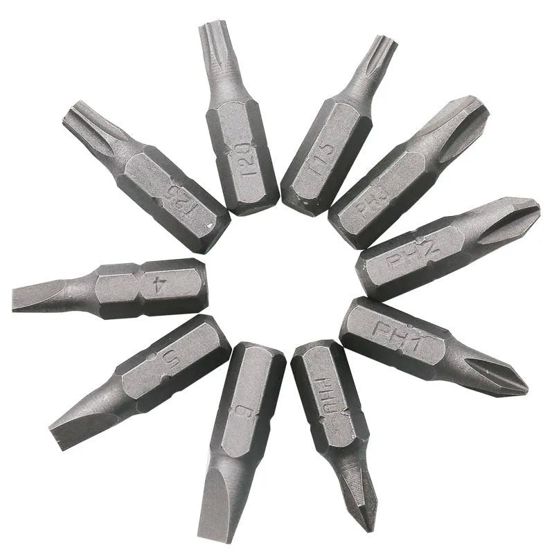 L-shaped double-headed socket wrench set with 20 screwdriver bits and socket wrenches made from 45 steel