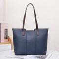 Genuine leather women's shoulder bag in box-type design with large capacity and mobile phone pocket