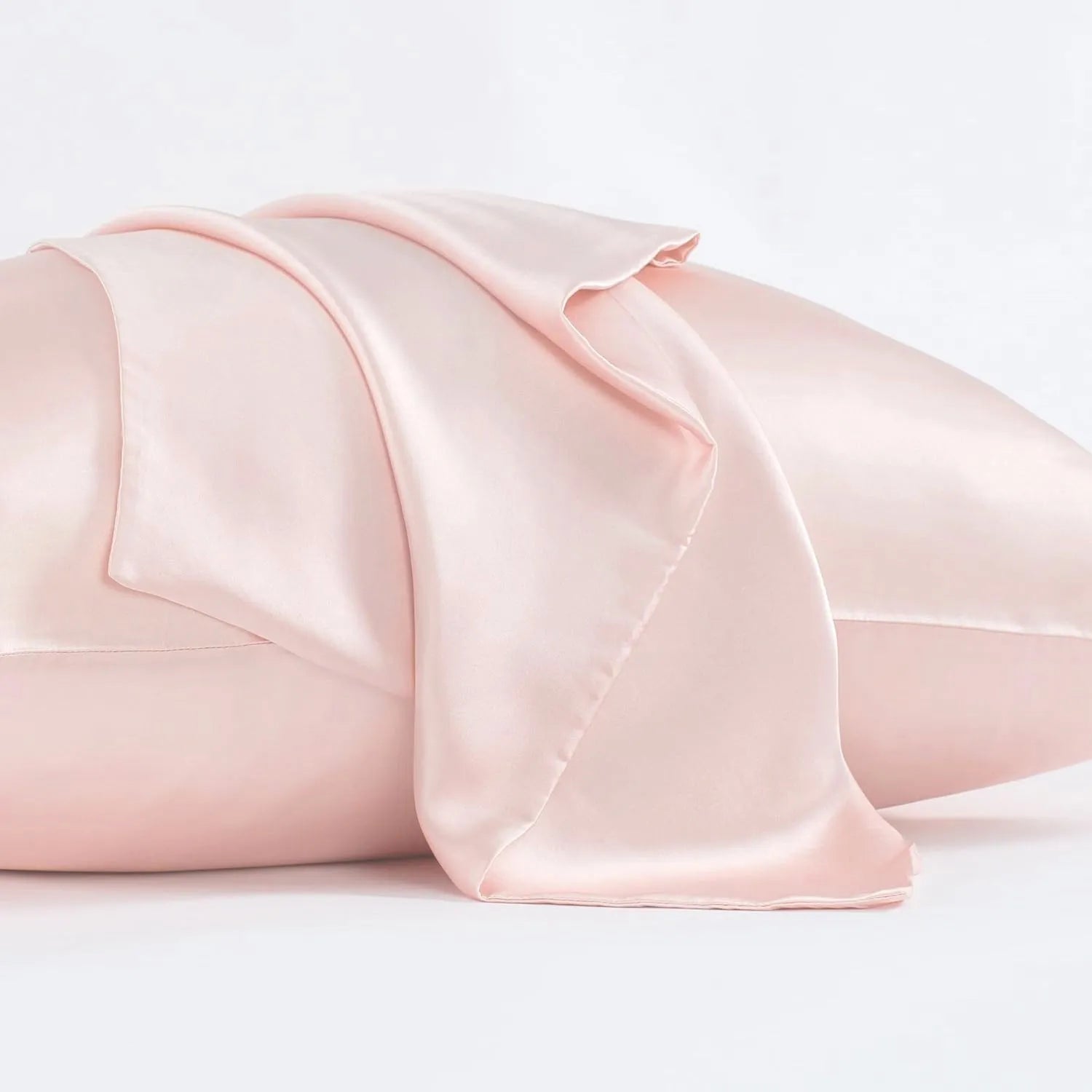 19 momme mulberry silk pillowcase in dark gray with envelope closure and solid colour finish
