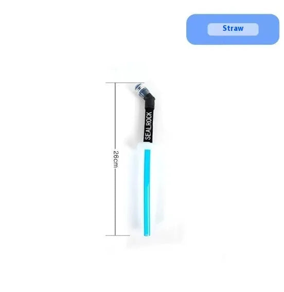 Plastic portable drinking straw with suction tube for mountain climbing and biking hydration