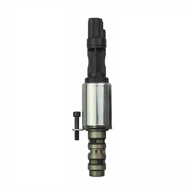 Ford oil control valve replacement part, also known as a VVT solenoid valve, shown in product image colour.