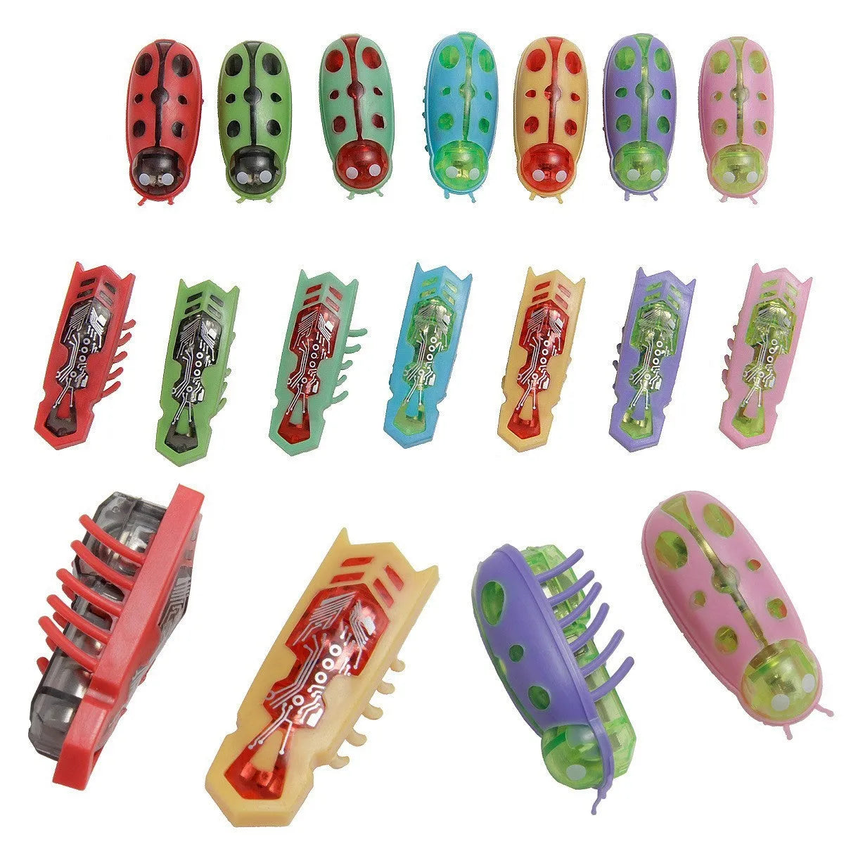 Electric toothbrush worm miniature cat teaser toy in assorted colours and styles.