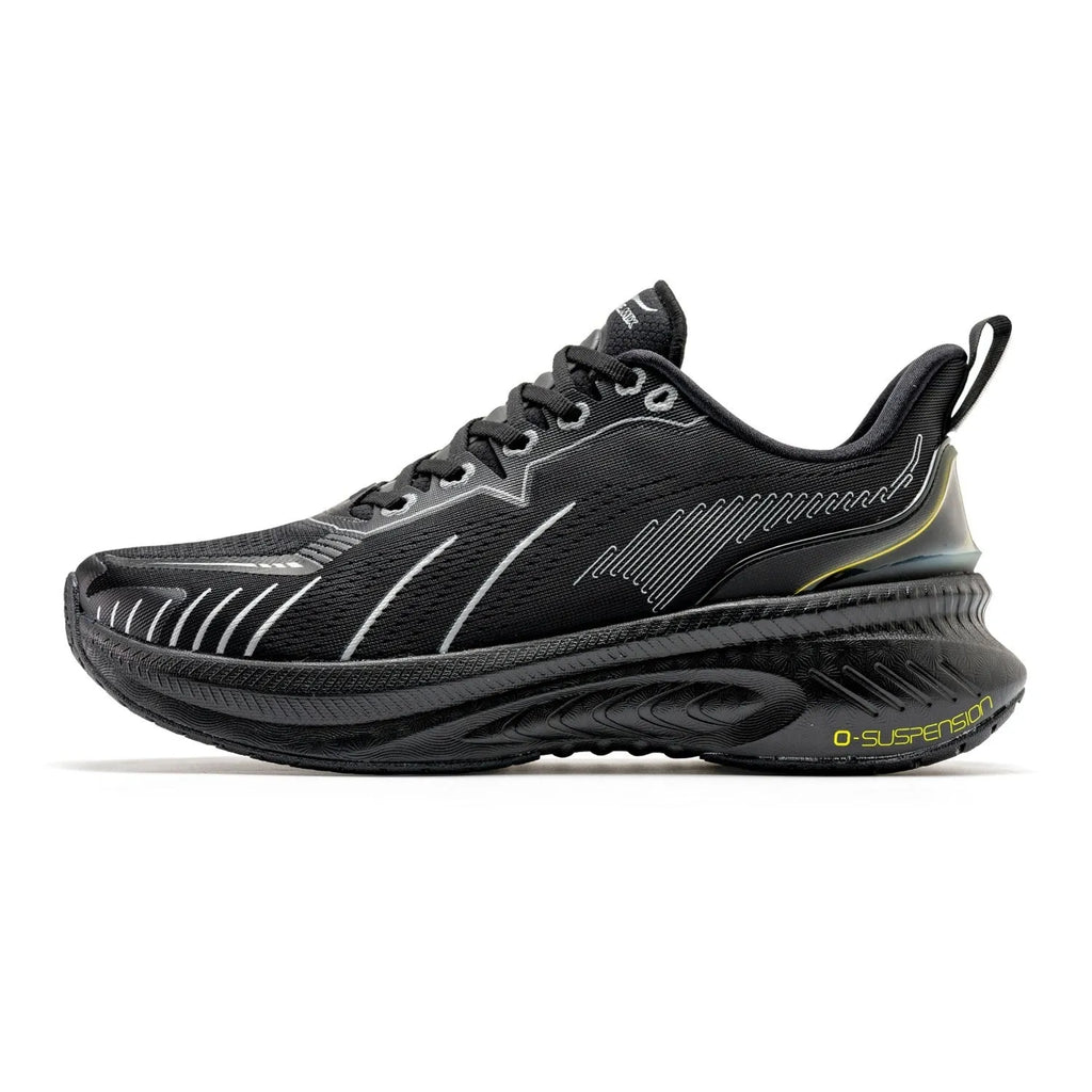 Low-top running shoes with PU mesh upper and rubber sole in multiple colour options