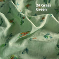 Pure ramie hanfu fabric in beige, dark green and grass green colours showing texture