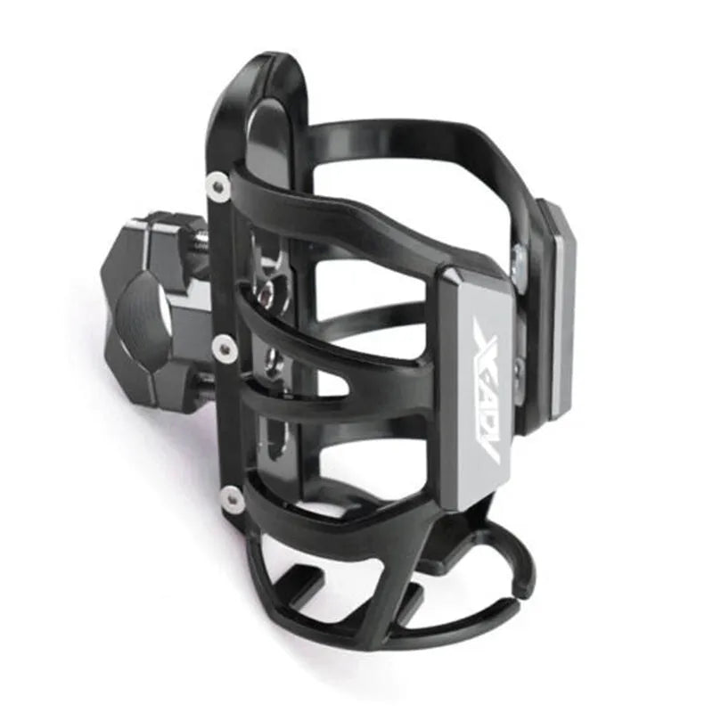 Modified water bottle cage for Honda X-ADV scooter in multiple colour options