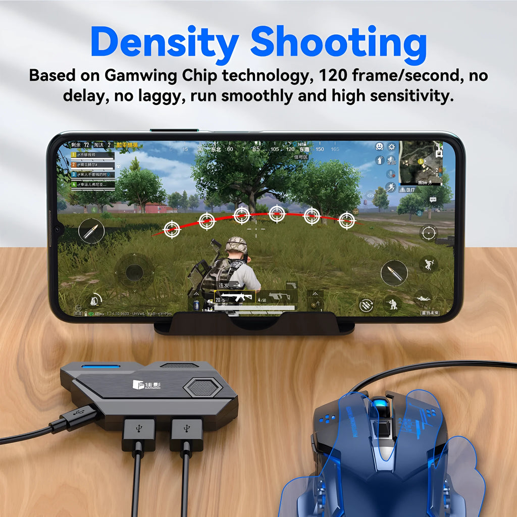 Gamwing Jiaying MIX series USB converter for Chicken Throne keyboard and mouse in official configuration suit colour