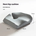 Memory foam office chair cushion with waist support in grey colour