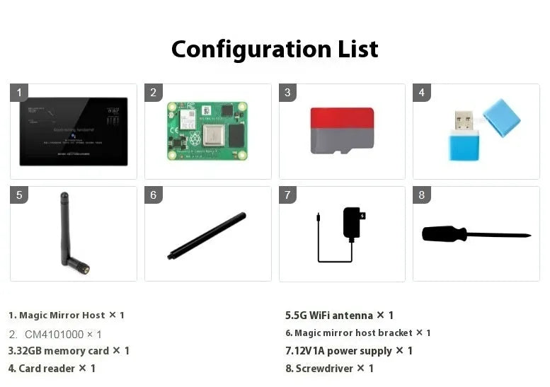 13.3-inch integrated computer voice assistant CM4 main control touch display with ABS construction