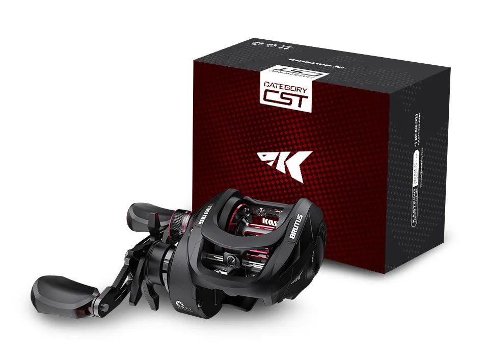 Drip wheel fishing reel showing left and right hand wheel options for rocking wheel lure fishing.