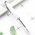 Metal capacitive stylus pen with LED light in five colour options