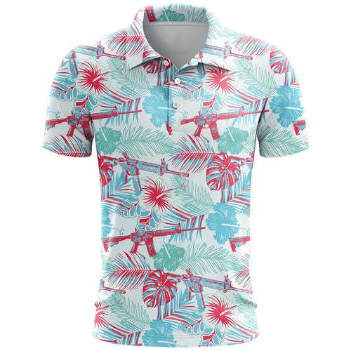 3D printed sports short sleeve shirt in polyester bird eye cloth with loose fit design