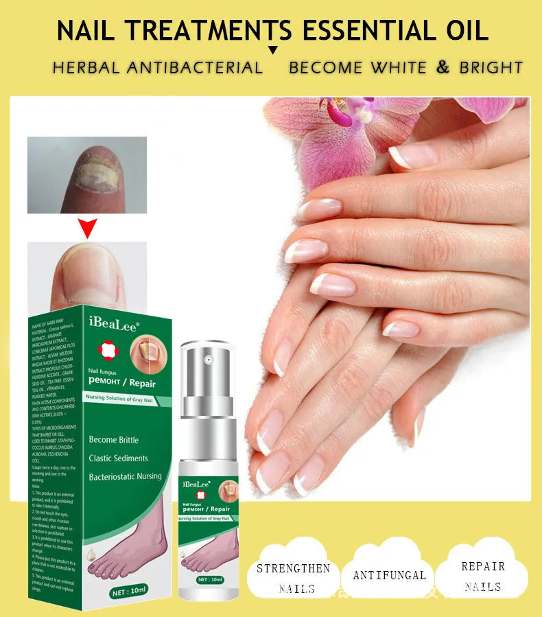 Jiagou 10ml antimicrobial foot treatment liquid bottle for whitening and antibacterial nail care