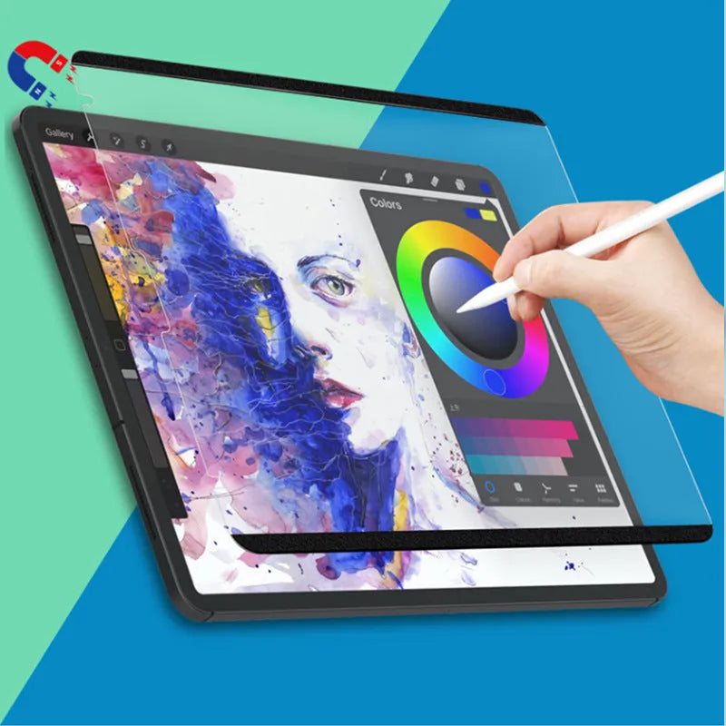 11-inch magnetic detachable drawing film for iPad models on a colour box packaging