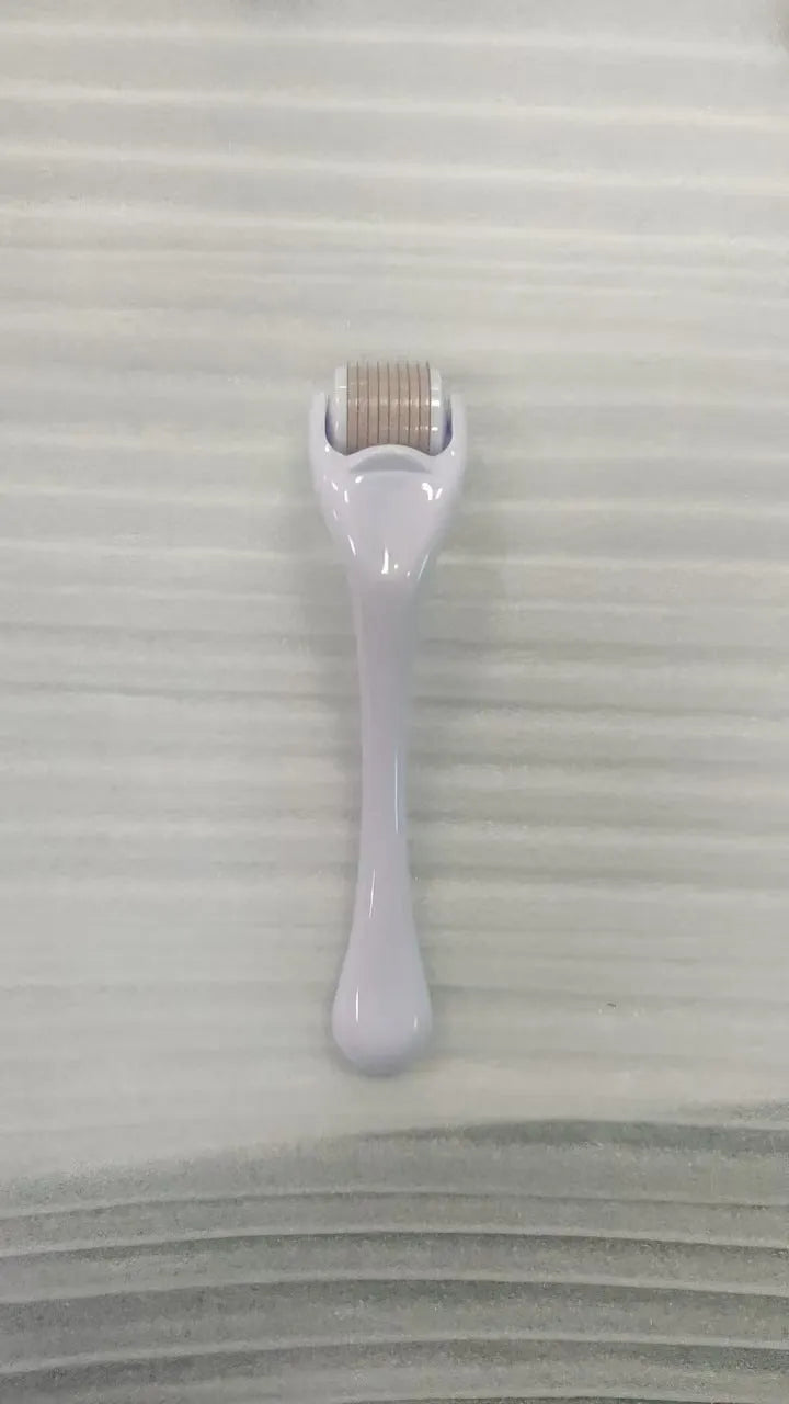 540 micro needle derma roller with adjustable size and multiple colour handle and wheel options