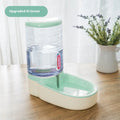 Automatic pet water fountain with 3.8 litre capacity in blue, green, grey, or pink colours for dogs and cats