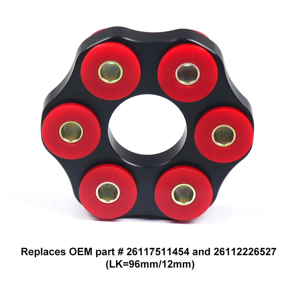 Red polyurethane aluminum BMW drive shaft connecting plate bracket for E28 E30 E36 E46 models