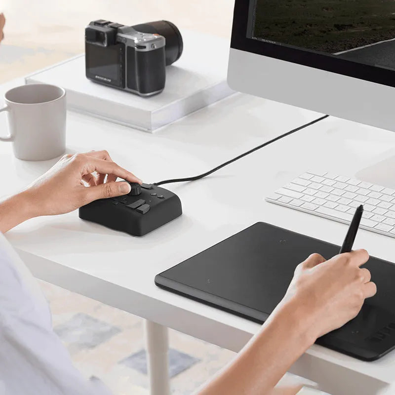 TourBox NEO USB auxiliary keyboard controller for video editing with PC+ABS construction