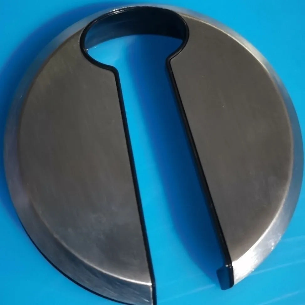 Stainless steel wine bottle foil cutter and bottle opener kitchen tool.
