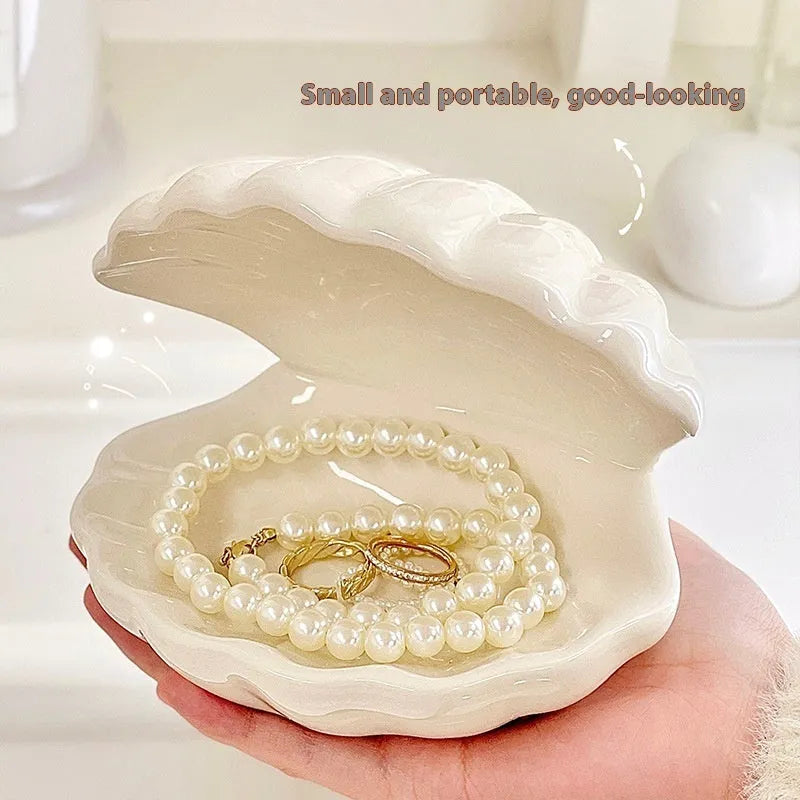 Yellow white porcelain storage tray with modern design and optional night light functionality