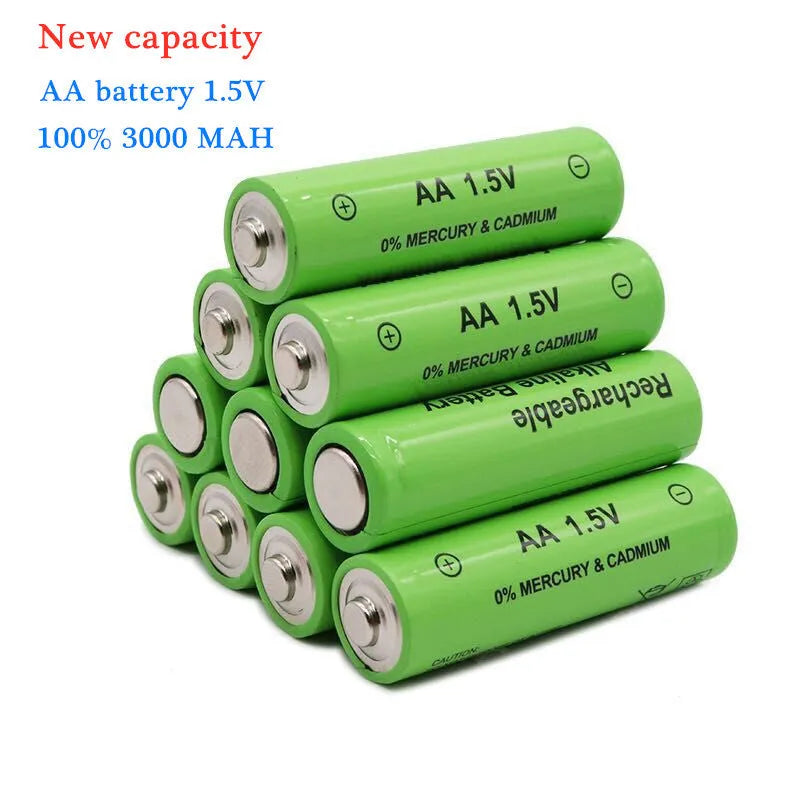 AA alkaline rechargeable battery industrial grade 3000mAh capacity