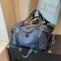 Large capacity waterproof travel backpack in Oxford cloth with spine protection