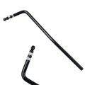 Guitar tremolo crank bar in black, blue, gold, and silver colour options on a white background.