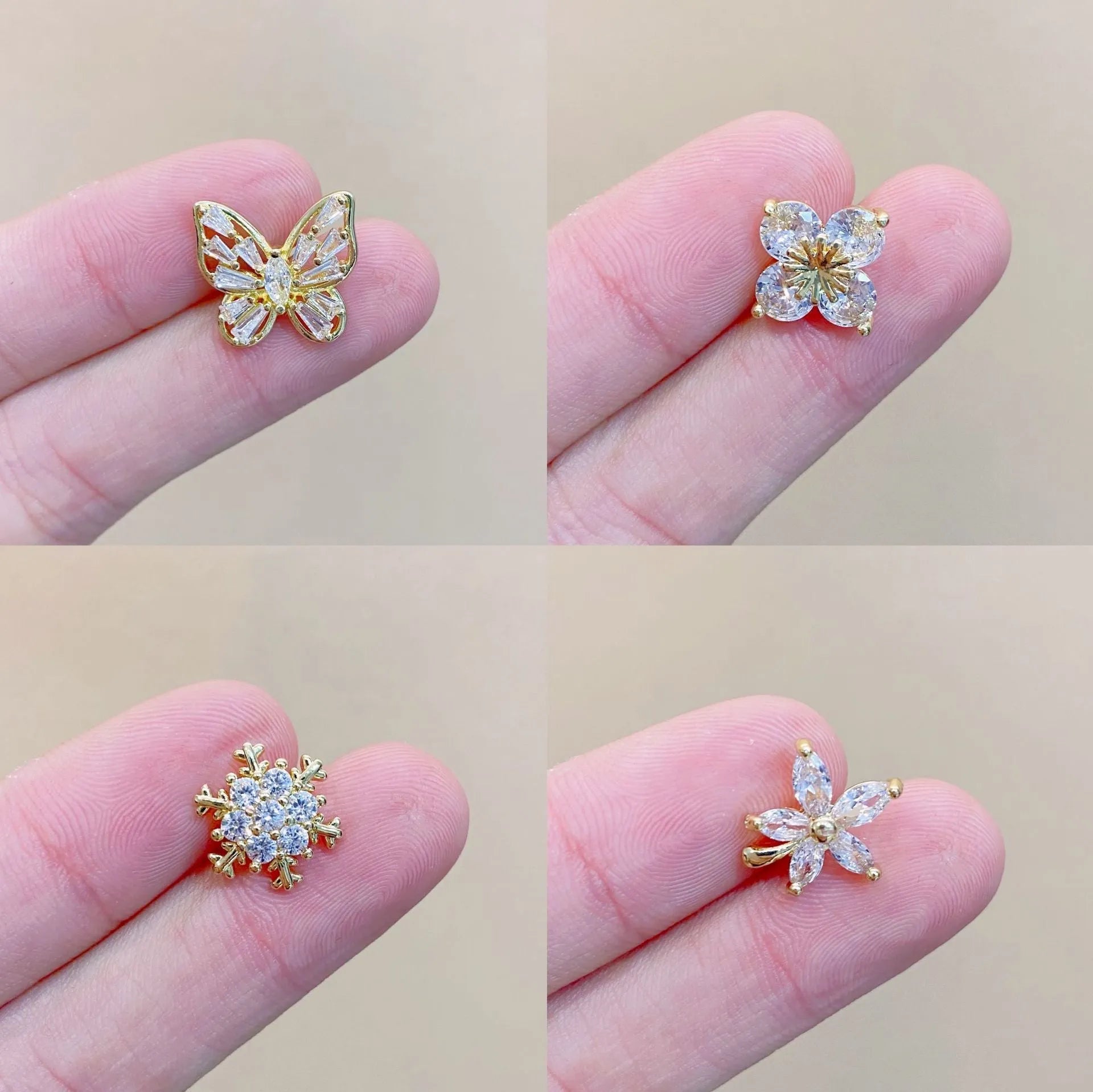 Japanese geometric design copper brooch with electroplated finish for women's clothing