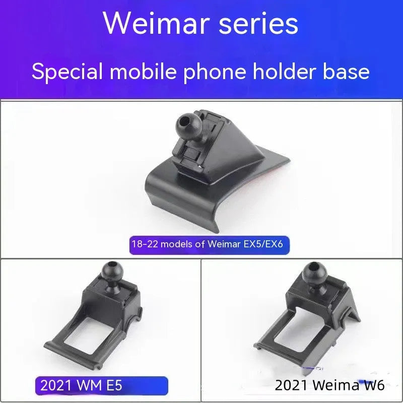 GOODWAY car dashboard mobile phone bracket with 360-degree rotation mechanism
