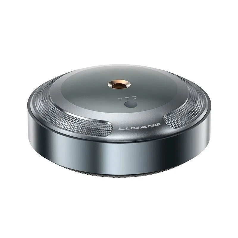 Automatic car air freshener diffuser with metal construction and compact 89mm by 35mm dimensions
