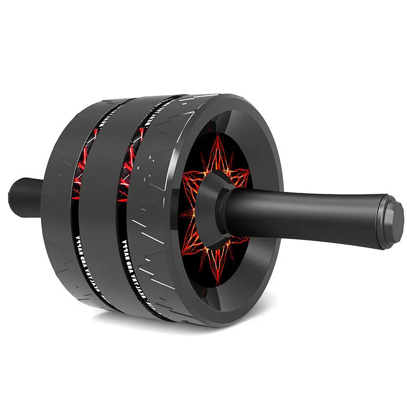 Abdominal wheel fitness equipment in various colours for core muscle training exercises