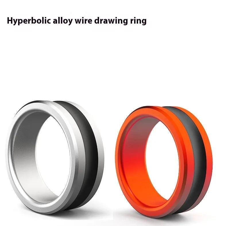 Fishing hand guard tool with alloy pull loop in orange or silver colour options