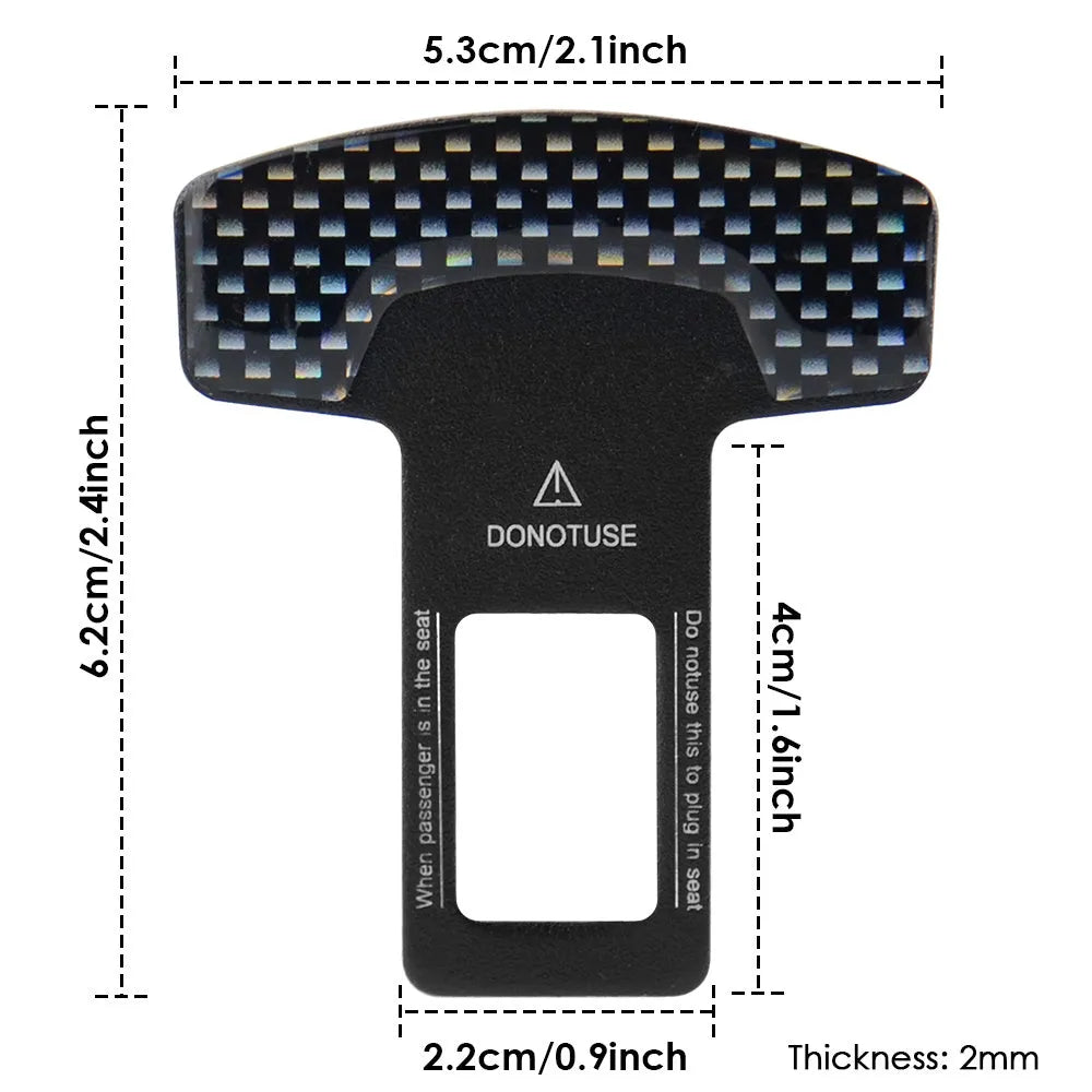 Aluminium alloy bottle opener keychain with 2.1cm pick head tool and lock tongue buckle in frosted carbon fibre finish