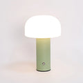 USB dual-purpose table lamp with colour-changing LED atmospheric lighting in black, green, orange, or white