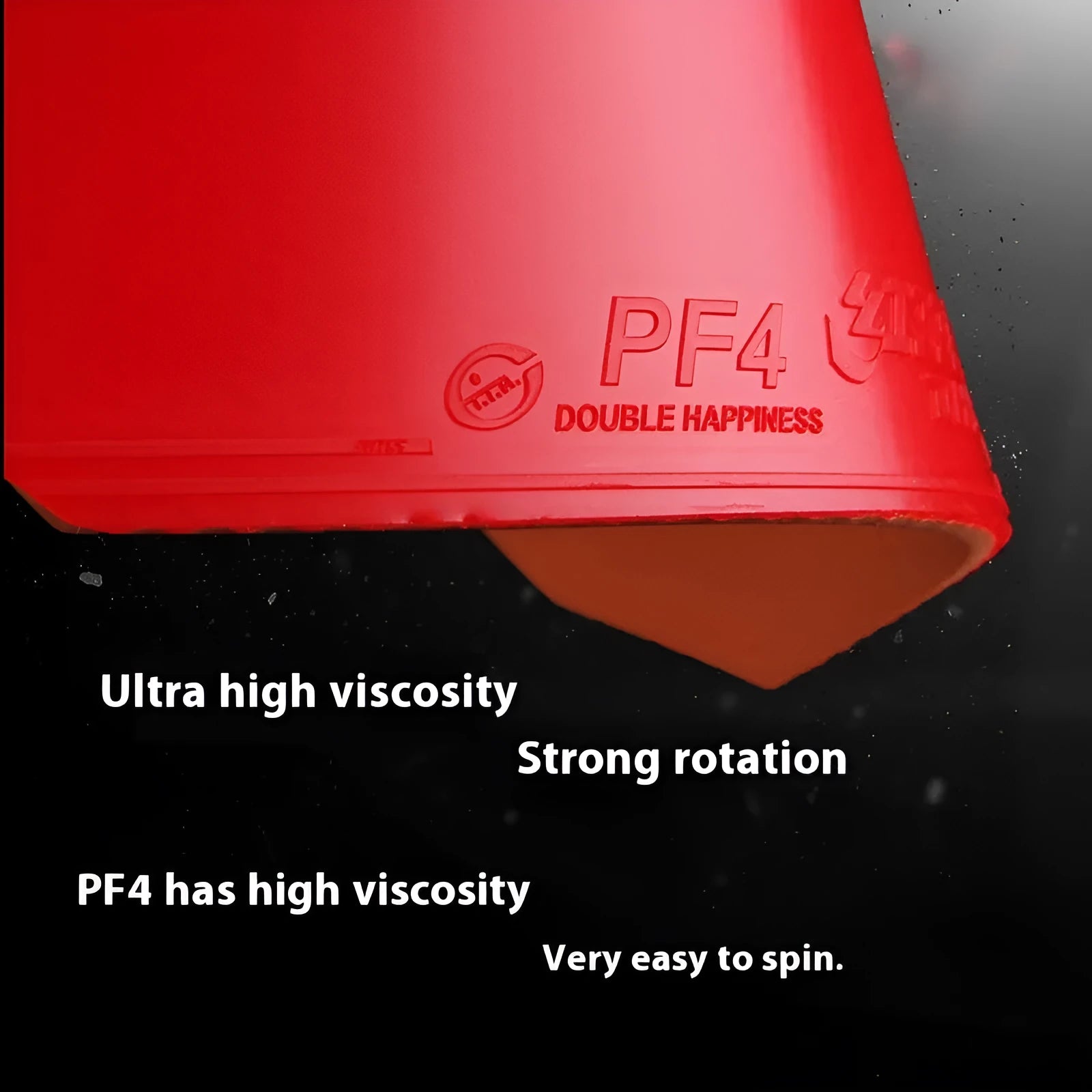 Fast Attack Sticky Classic-50 PF4-50 table tennis racket with anti-rubber surface in red or black colour options