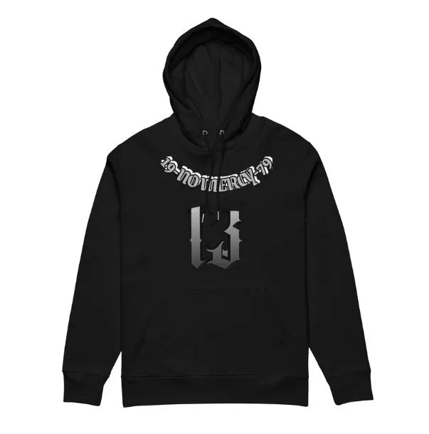 Hooded pullover sweater with fleece lining in loose fit for team uniforms and casual wear
