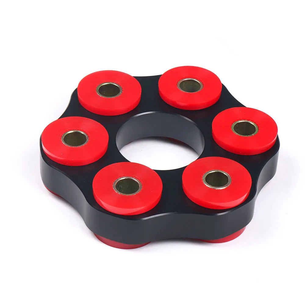 Red polyurethane aluminum BMW drive shaft connecting plate bracket for E28 E30 E36 E46 models