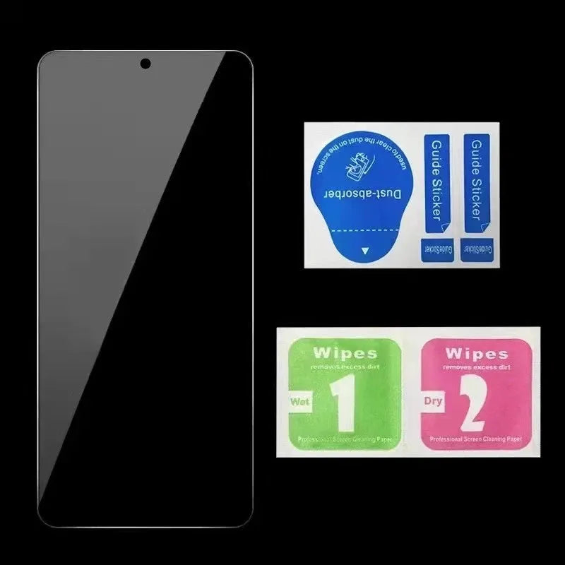 Anti-spy screen protector for Poco and Redmi Note phones with privacy film technology