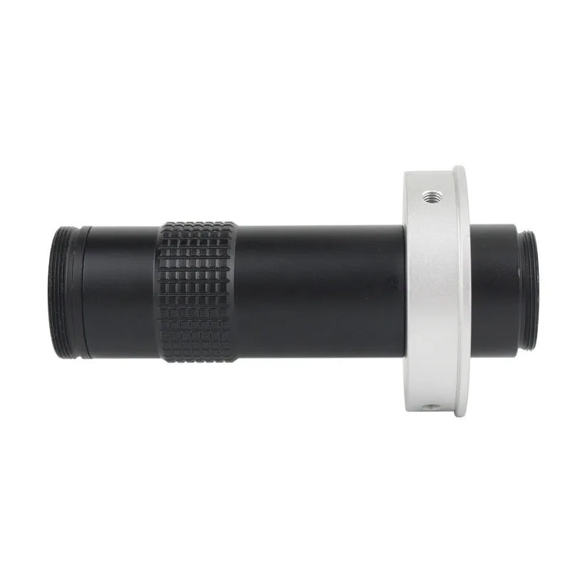 Black industrial camera monocular lens with 30mm diameter and 84mm length