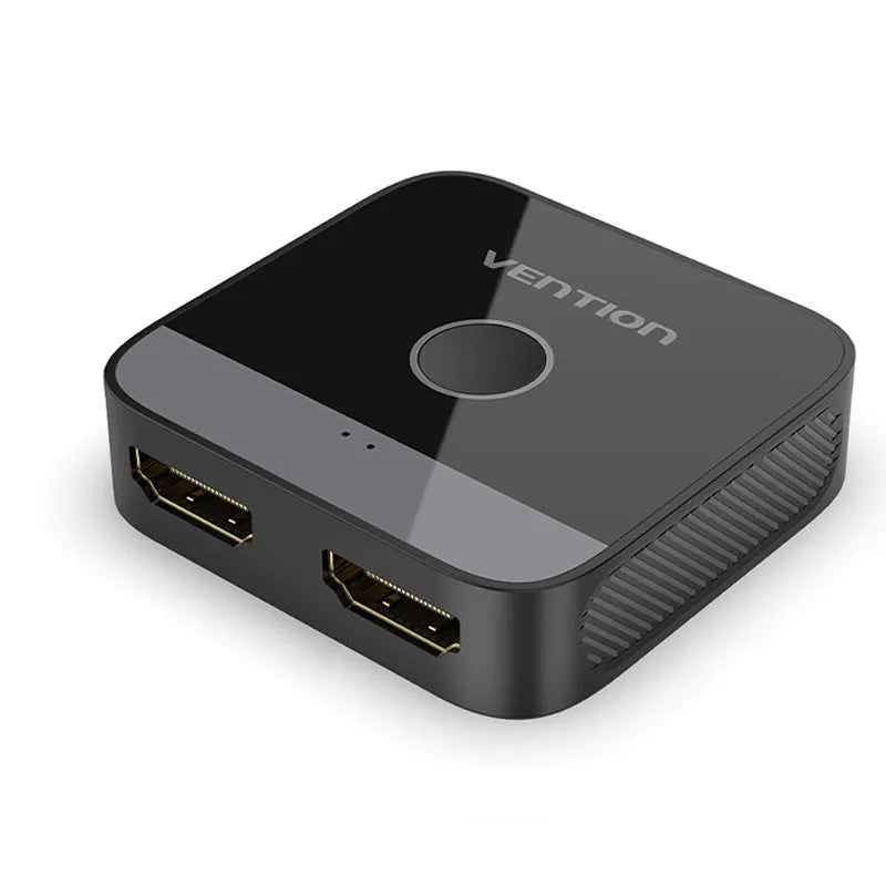 Alloy HD computer audio and video separator for television line connectivity in black or grey