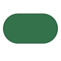 Green silicone waterproof placemat for cat bowls showing large size dimensions.